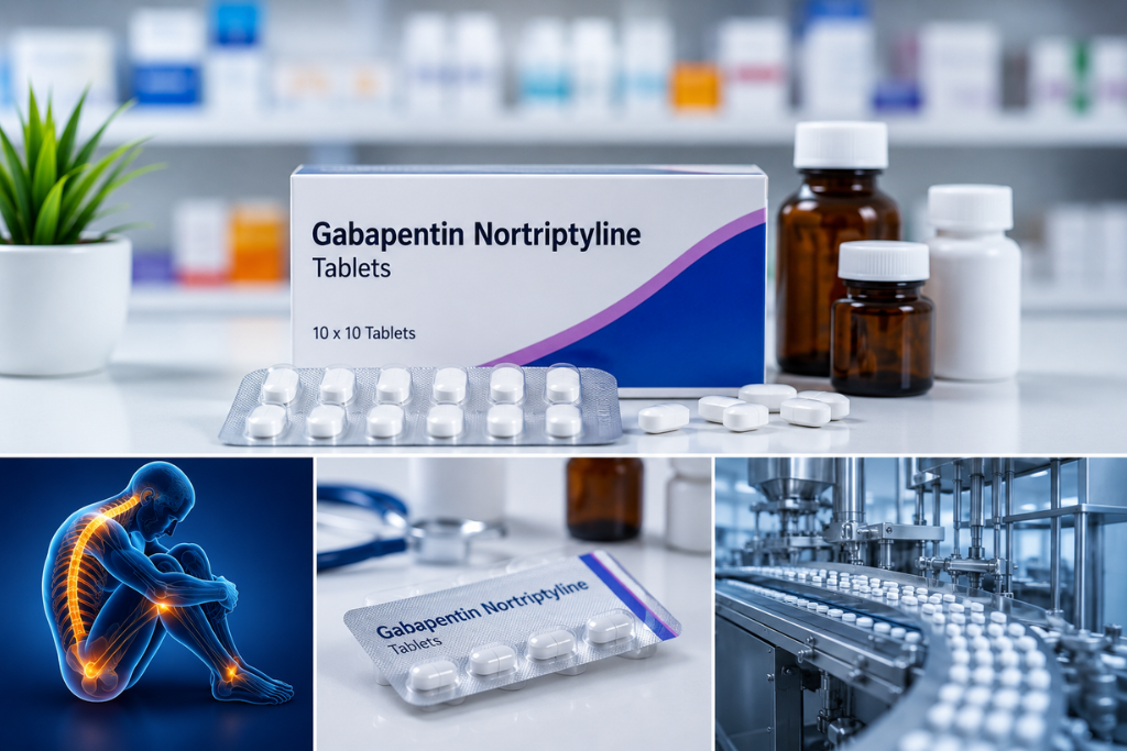 Gabapentin Nortriptyline Tablets